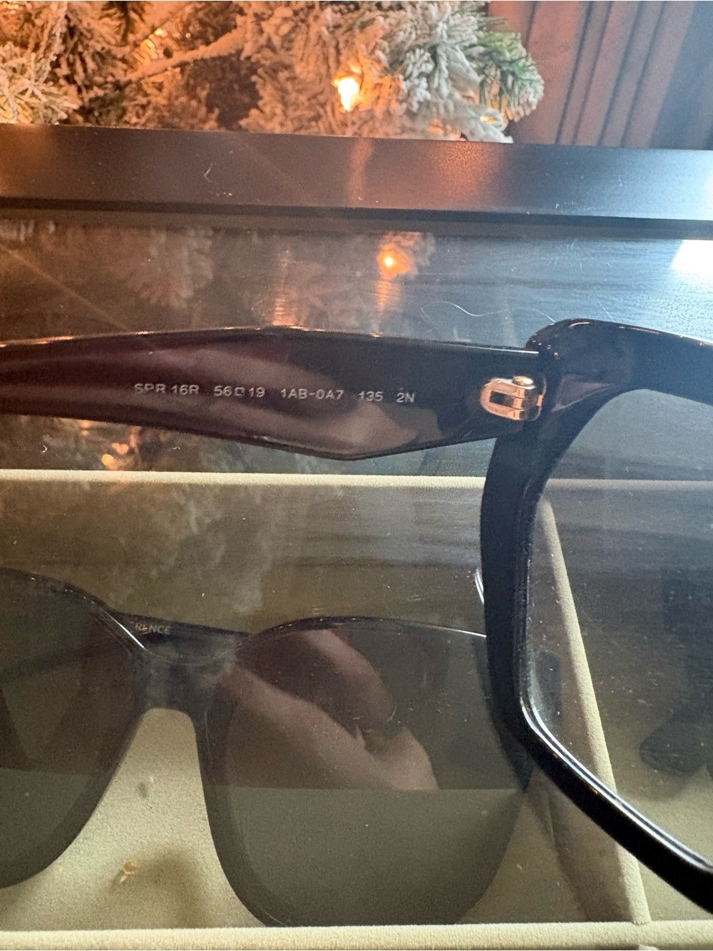 Prada Oversized Cat Eye Sunglasses in Black - Picture 4 of 8